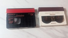 SONY Mini DV DVM60/63 Digital Video Cassette Tapes LOT of 2 Used