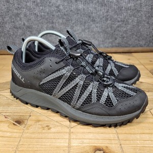 Merrell Wildwood Aerosport Hiking Shoes Men Size 8 Black‎ Grey Womens Unisex Merrell Wildwood Aerosport | eBay main image 3