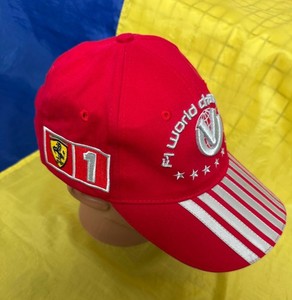Casquette Ferrari Signée Michaël Schumacher - Autographe Authentique, Neuve, Taille Réglable