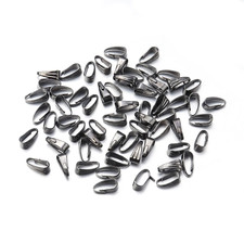 200Pcs Pendant Clips Pinch Bail Clasp Connect...