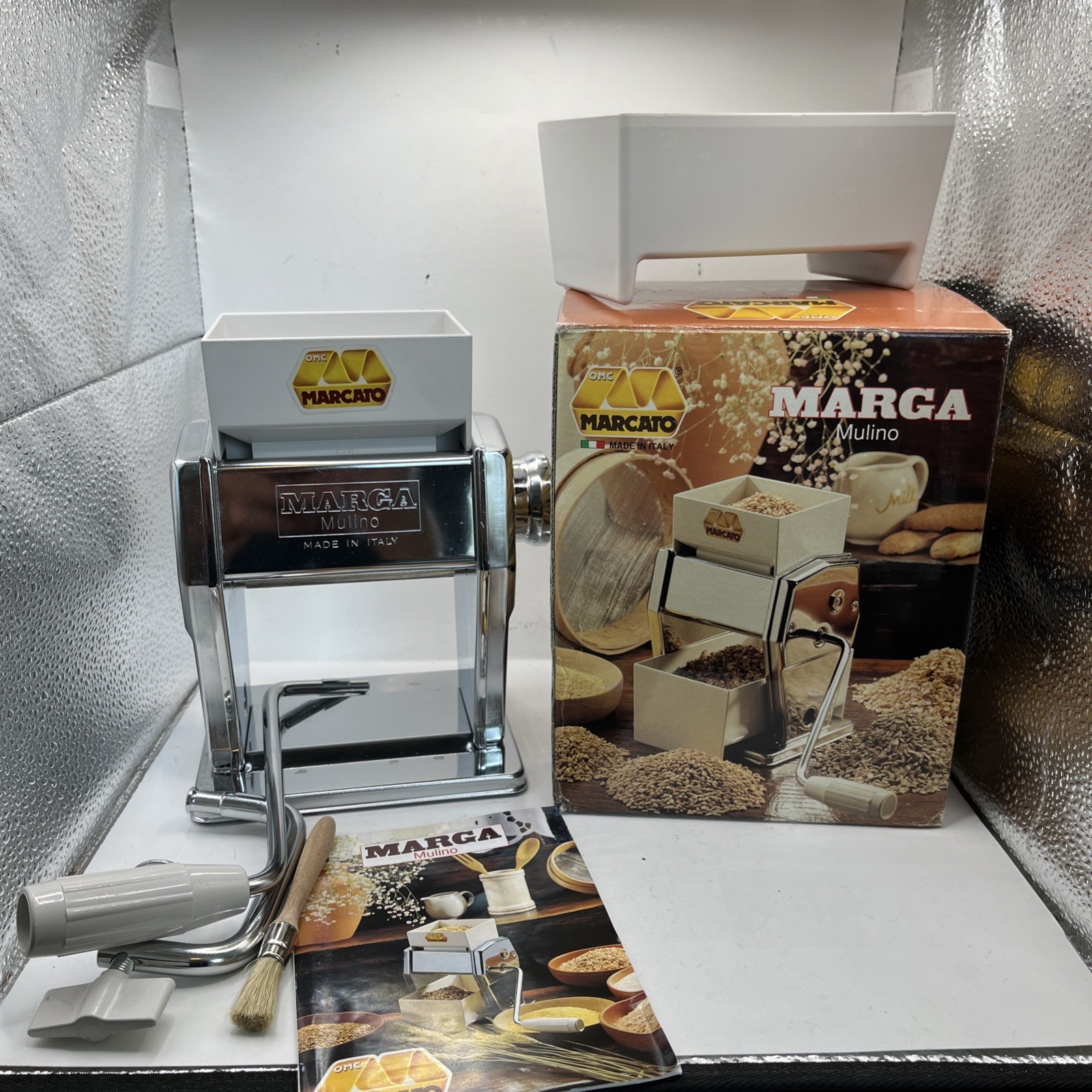 Vintage Marcato Marga Mulino Steel Mill Grain Crusher Grinde