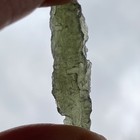 Genuine Moldavite from Czech Republic, raw, natural, 1.73g