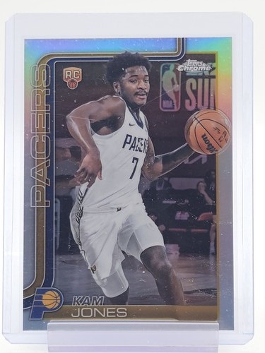 KAM JONES 2025-26 TOPPS CHROME ROOKIE REFRACTOR #289 INDIANA PACERS Q5686