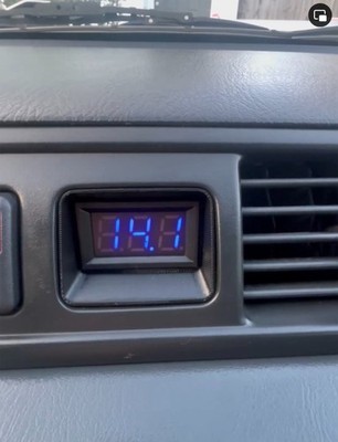 97-01 Honda CR-V CRV Digital Battery voltmeter Clock Replacement