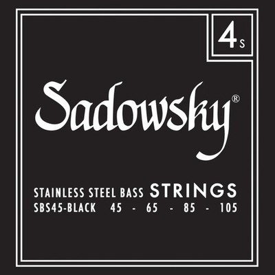 Sadowsky Black Label Stainless Steel Bass Strings 4-String SAC STR SBS 45-1
