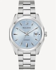 BRAND NEW Bulova Surveyor Light Blue Dial Stainless Steel Men's Watch 96B469