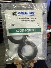 Lampholder Gasket Black 2-PACK - Sigma Engineered Solutions 14004