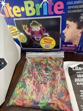 Vintage Authentic 93-94  Milton Bradley LiteBrite. Tested And Working With Box