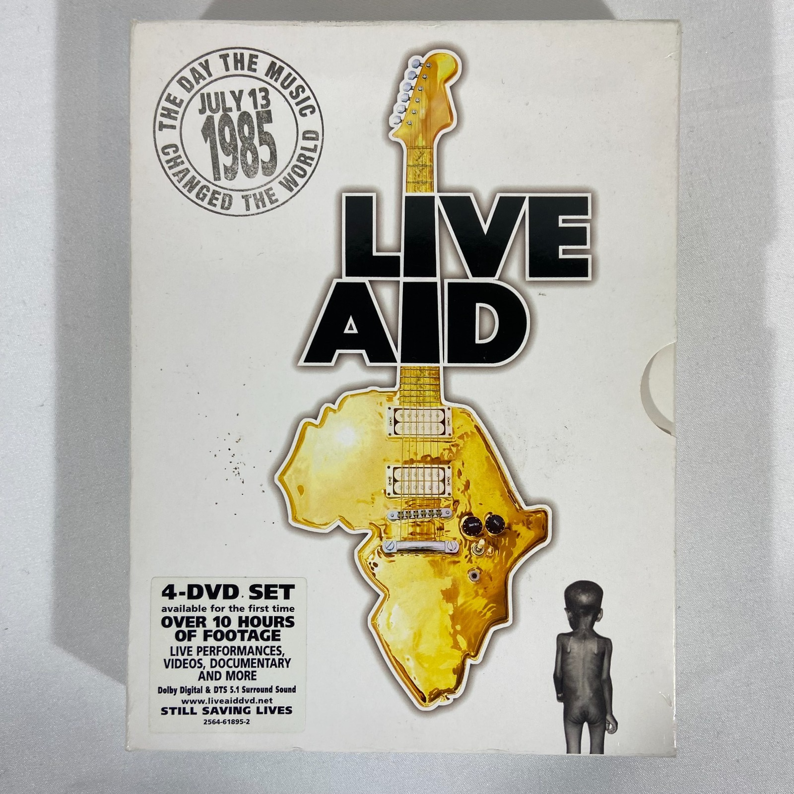 Live Aid 1985 Concert DVD Box Set 4 DVD's Region Free PAL