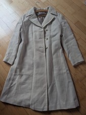 Mantel A-Linie, cremefarben, Vintage