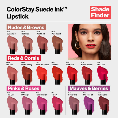 Revlon ColorStay Suede Ink Lipstick 008 That Girl 8HR No Transfer Formula - Picture 5 of 10