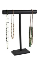 SSWBasics Large Black Faux Leather T-Bar Display-RTA