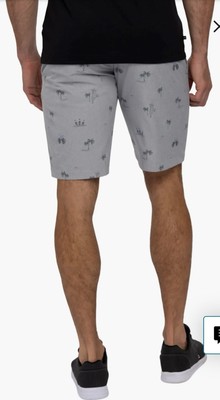 Travis Mathew Straight Shot Shorts Men's Size 38 Light Gray 10'' Inseam Golf NWOT