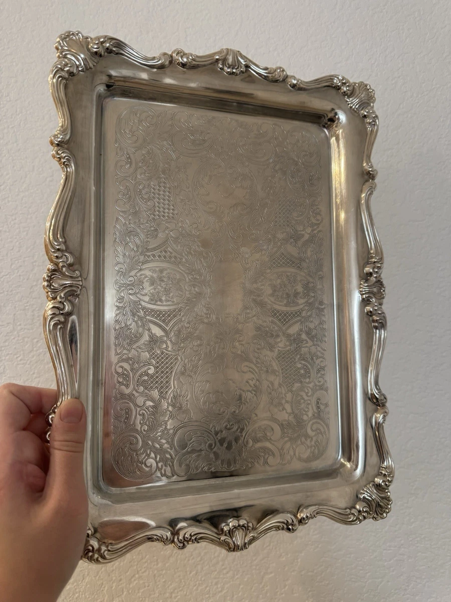 アメリカ　USAヴィンテージ　オネイダ　シルバー　Silverトレー　スクエア ONEIDA Antique US Silver-Plated Platters & Trays for sale | eBay