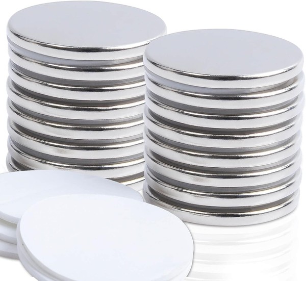 Neodym Magnete 30X3Mm Extra Stark Selbstklebend FüR KüHlschrank Whiteboard 16-image