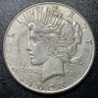 1928-S Peace Silver Dollar $1 VF+ Very Fine