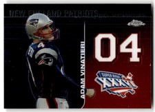 2008 Topps Chrome Adam Vinatieri Dynasties #DYNC-AV