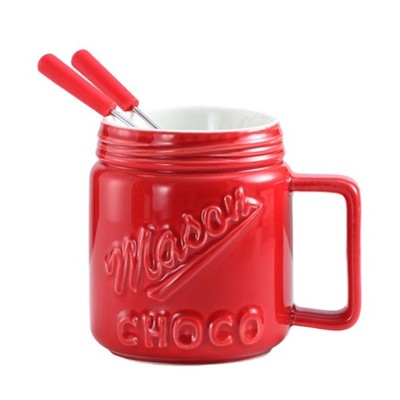 Home Decoration Ceramic Mug For Chocolate Cheese Melting Kitchen Essential