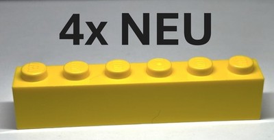 4x NEU LEGO  3009 Brick Stein Basic Grundstein 1x6, Medium Azure #46