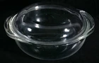 Vintage Pyrex 023-N 1.5 Quart Clear Glass Casserole with 683-C-13 Lid (R11)