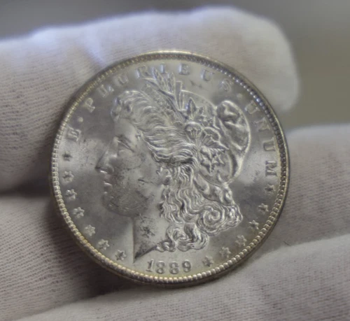 1889 US Morgan Silver Dollar $1 Unc