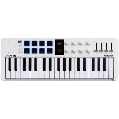 Arturia Minilab 37 MK3 Midi Controller - White