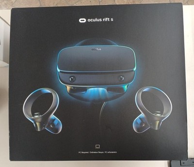 Oculus rift S PC Virtual Reality Gaming Headset Powered VR mit Box Schwarz...