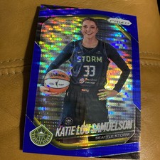 2025 Katie Lou Samuelson Panini WNBA Prizm #82 Blue Pulsar Prizm /199 NM/M Storm