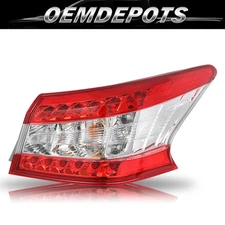 LED Tail Light For 2013 2014 2015 Nissan Sentra Passenger Outer Rear Brake Lamp