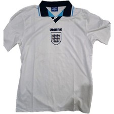 England Euro 96 Home Shirt Size 2XL Umbro Excellent Condition