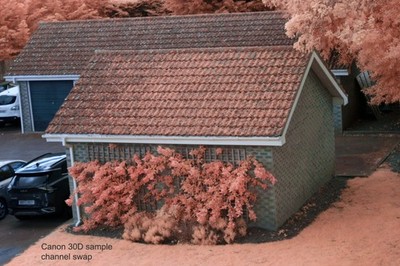 Infrared Modified Canon 30D camera body. Converted IR 650nm