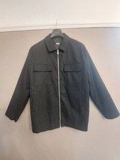 Mens Jacamo Zip up lightweight Jacket with front pockets in Black 50"R Chest