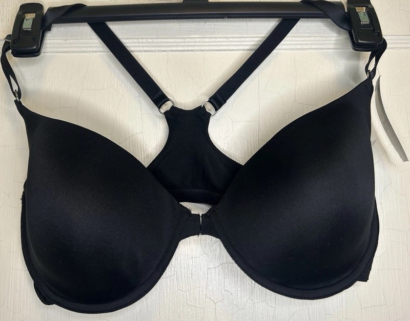 Amelia’s Collection Size 40D Black Padded Underwire T-Strap Back Women Bra NWT