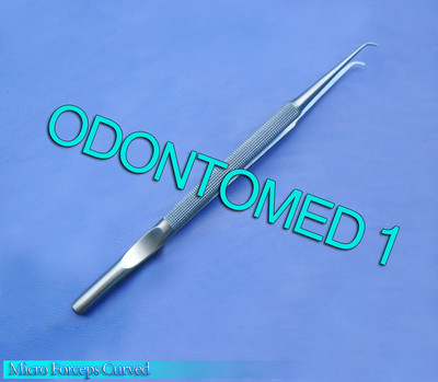 Titanium Micro Forceps 7'' Curved Titanium Surgical Instruments T.T-343