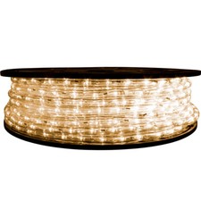 Warm White LED Rope Light - 12 Volt - 33 Feet