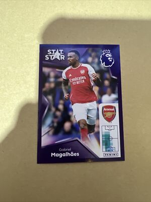 Gabriel Magalhaes Panini PL 2024 STAT STAR Sticker # 79. Neu