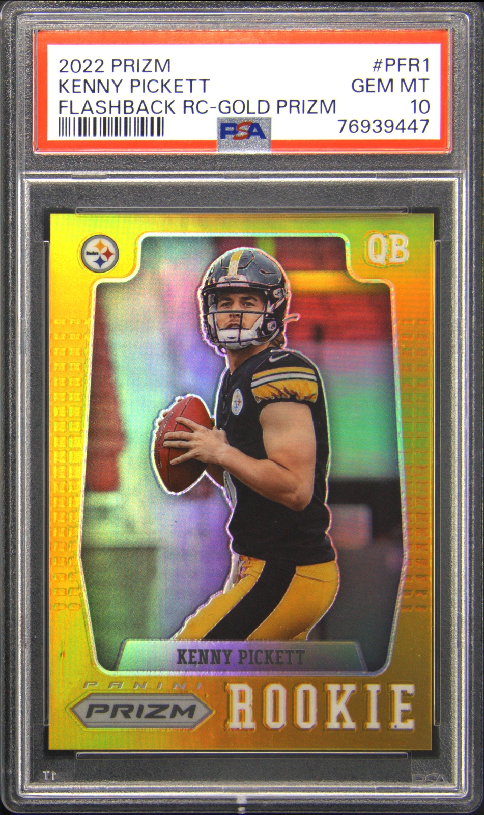 Kenny Pickett Panini Prizm Prizm Flashback Rookie #PFR1 Gold Prizm