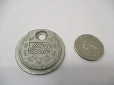 AUTO ZONE Coin Size Spark Plug Gap Tool # 2101 US Silver Dollar Size VGC