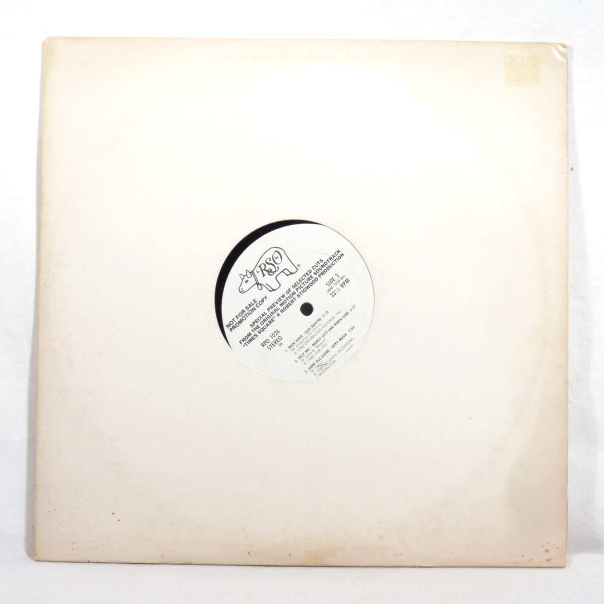 VARIOUS - Times Square (OST) Sampler 1980 US WL Promo-only 12
