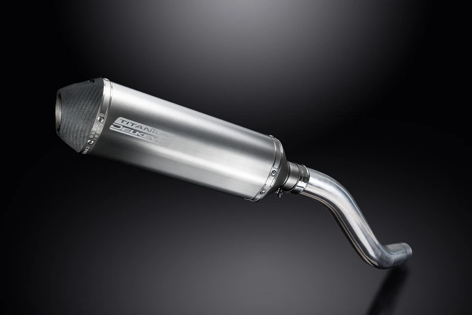 Kit silenciador de escape Kawasaki Z800 2003-2016 13,5" X-Oval titânio - Imagem 2 de 4