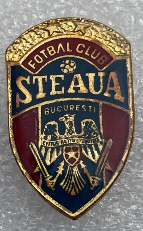 Steaua Bucharest of Romania crest.