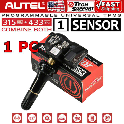Sensores de presión de neumáticos programables universales Autel TPMS MX-Sensor 315 MHz 433 MHz - Imagen 16 de 21