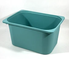 Ikea Trofast Large Storage Box Turquoise 16 ½ x 11 ¾ x 9 " New