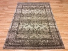 VINTAGE Antique Faded Distressed Look BROWN GREY Classic Des. Rug 160x230cm -50%