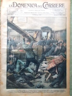 La Domenica del Corriere 13 February 1927 La Floridiana Farnesina Russo Gemito 