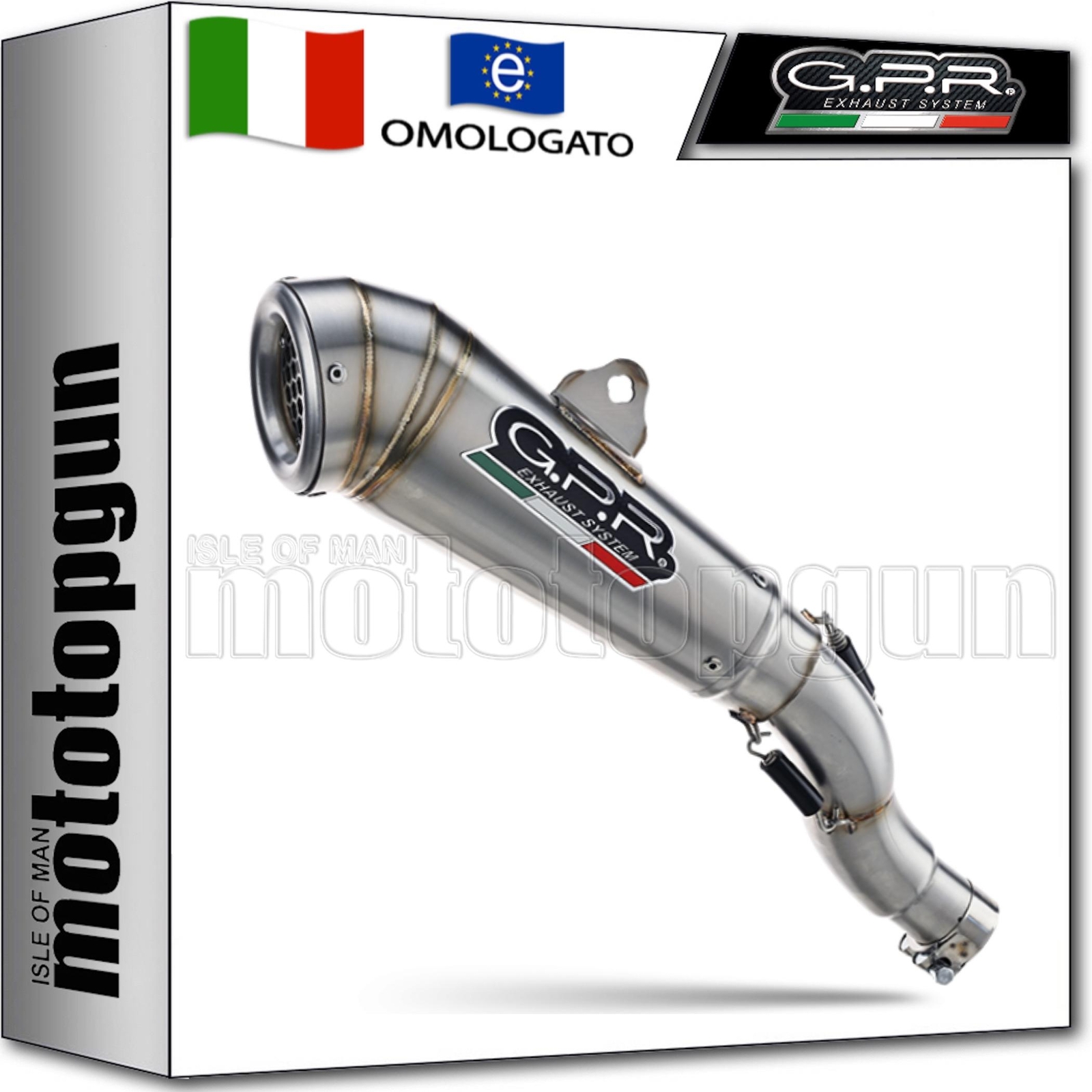 scarico omologato acciaio gpr powercone evo per husqvarna te 125 4t 2011 11