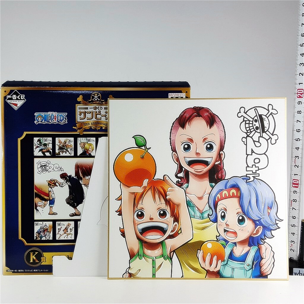 One Piece Nami Nojiko Belmer 20th Anniversary Shikishi Board