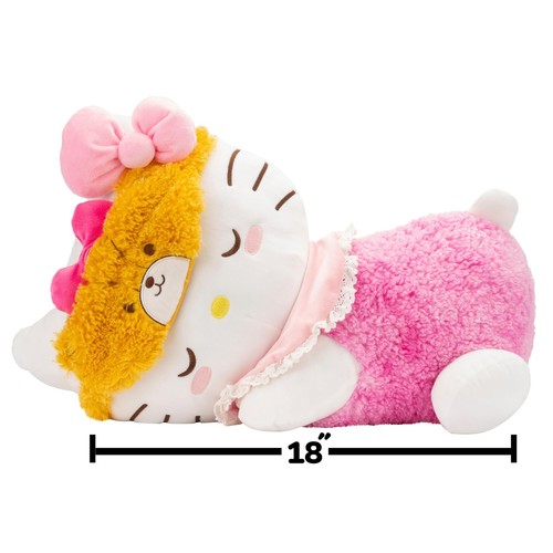 Hello Kitty and Friends - Hello Kitty 18-inch Sleeping Plush Pink Hello Kitty - Picture 3 of 7