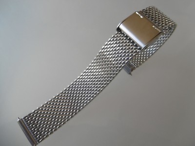 Bracelet De Montre En Acier Inoxydable 18mm - Fermoir Déployant Sécurisé - Neuf Avec étiquettes