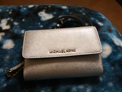Michael Kors Silver Travel Bag